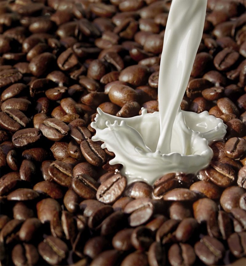 Kaffee Milch — Illustration von Walter Pepperle, Frankfurt am Main