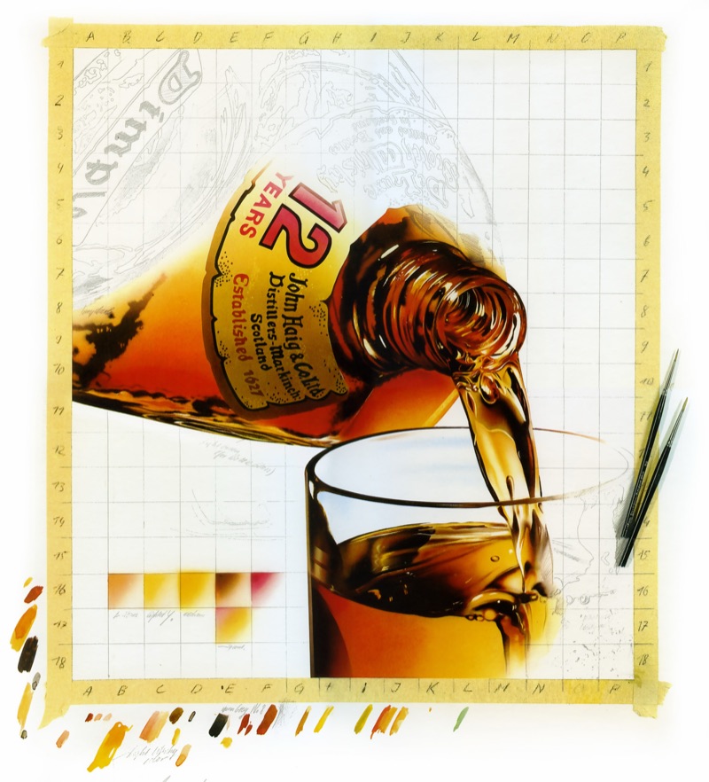 Dimple Drink Art — Illustration von Walter Pepperle, Frankfurt am Main