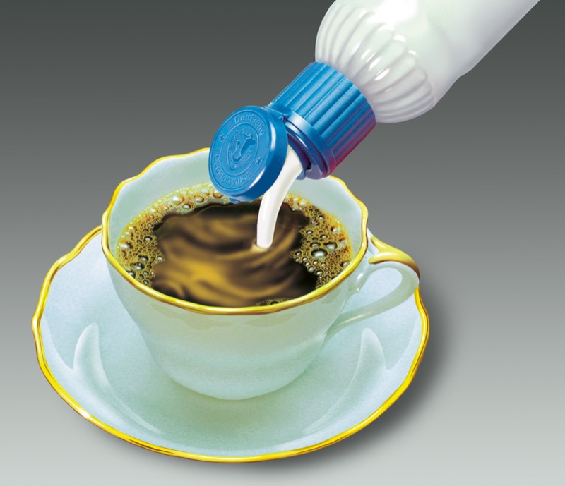 Milchkaffee — Illustration von Walter Pepperle, Frankfurt am Main