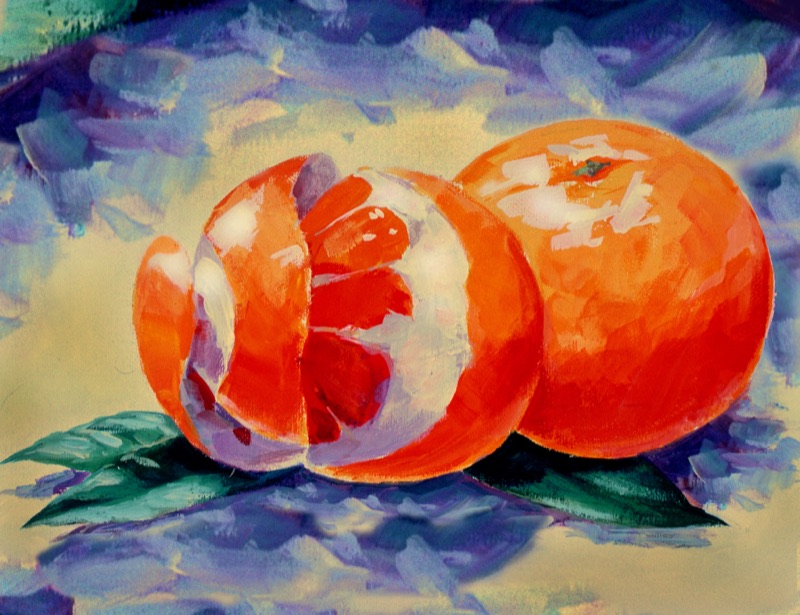 Oranges — Illustration von Walter Pepperle, Frankfurt am Main