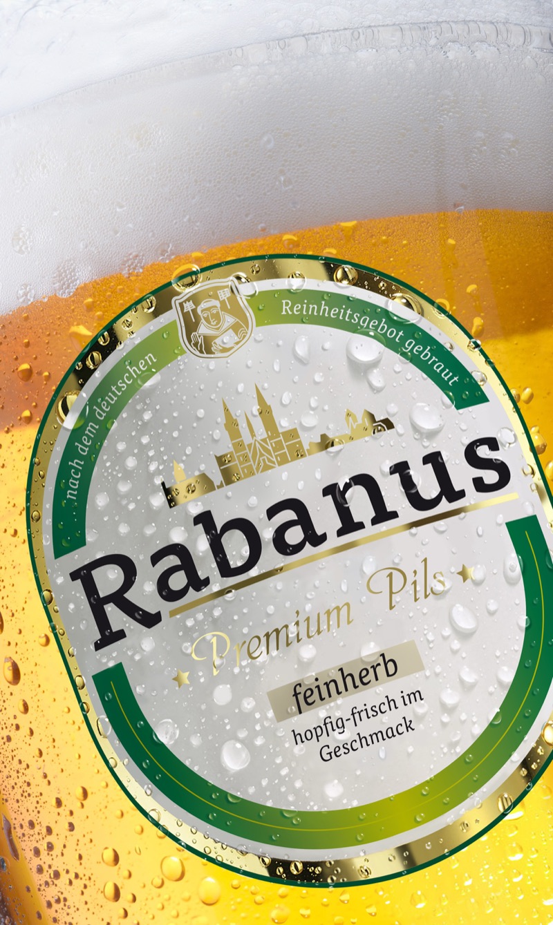 Rabanus Bier — illustrazione di Walter Pepperle, Francoforte sul Meno