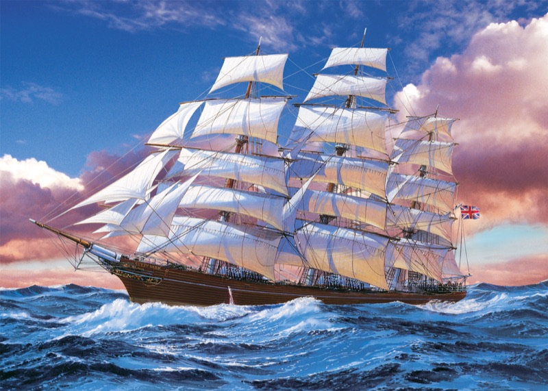 Cutty Sark — Illustration von Walter Pepperle, Frankfurt am Main