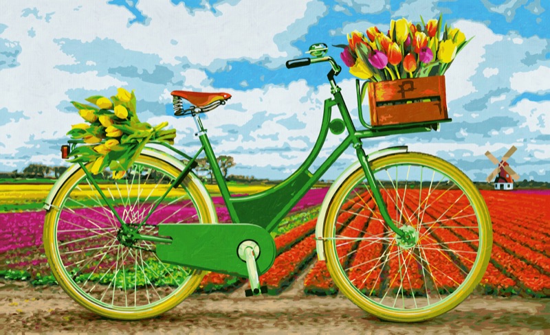 Hollandrad — Illustration von Walter Pepperle, Frankfurt am Main