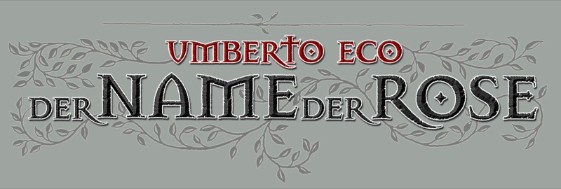 Name Der Rose — logo di Walter Pepperle, Francoforte sul Meno