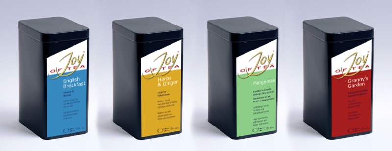 Joy Dosen — Packungsdesign von Walter Pepperle, Frankfurt am Main