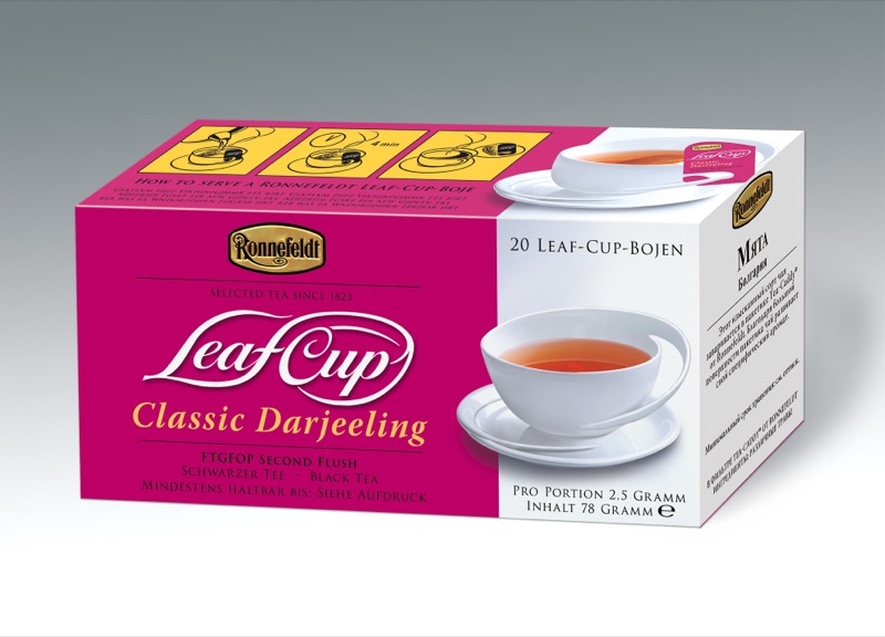 Leaf Cup — Packungsdesign von Walter Pepperle, Frankfurt am Main