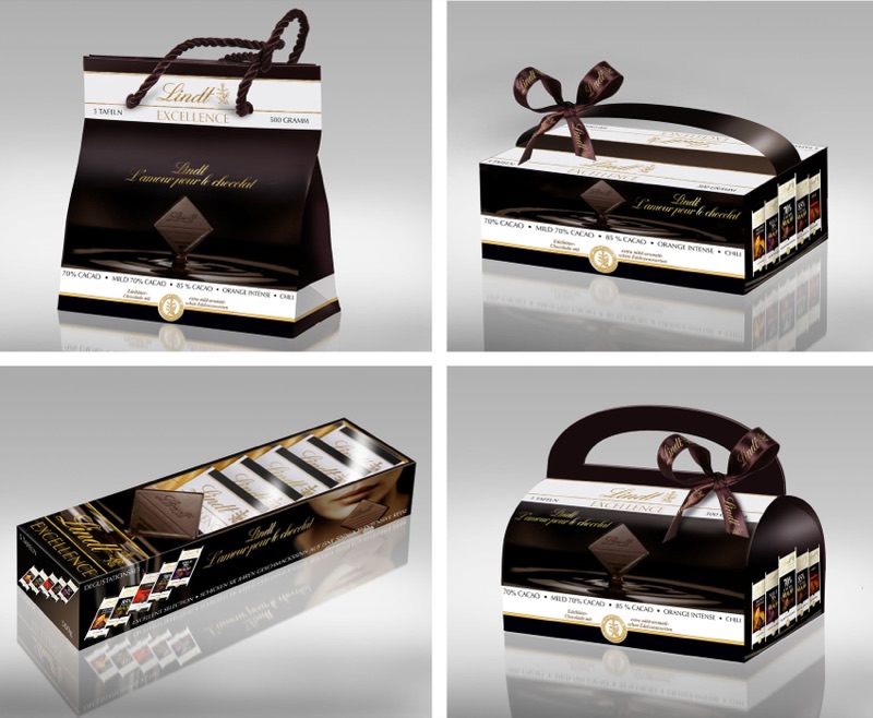 Lindt Geschenkpackung — Packungsdesign von Walter Pepperle, Frankfurt am Main