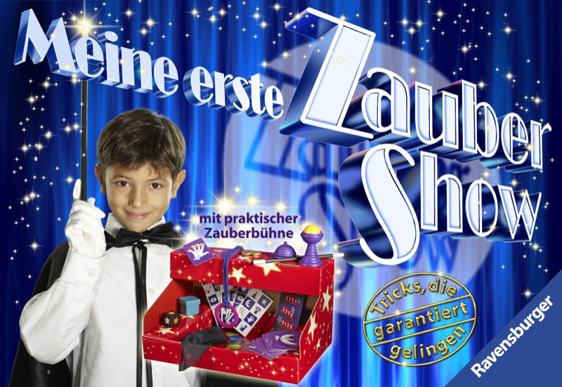 Zaubershow — Packungsdesign von Walter Pepperle, Frankfurt am Main