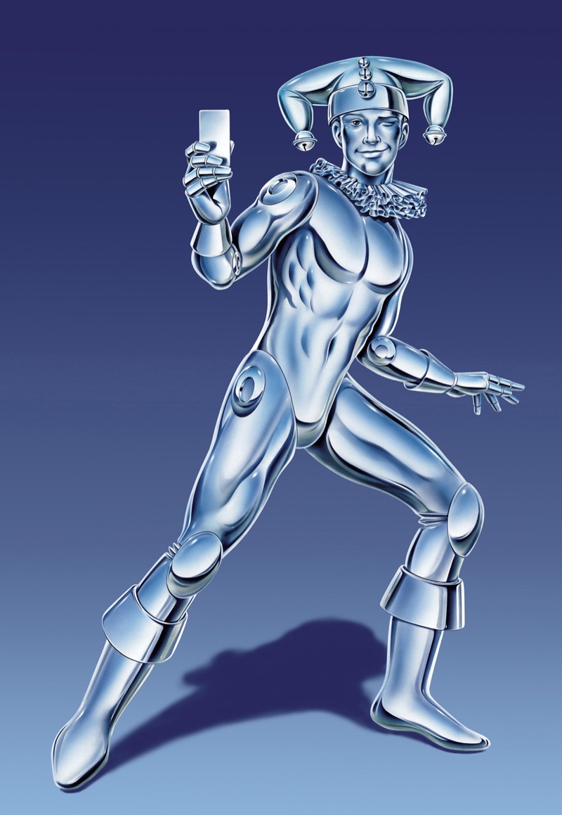 Joker — ilustración de Walter Pepperle, Fráncfort del Meno