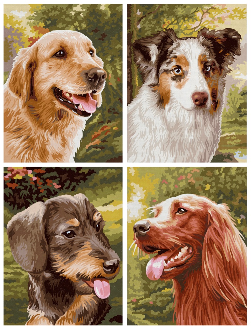 Hunde — ilustración de Walter Pepperle, Fráncfort del Meno
