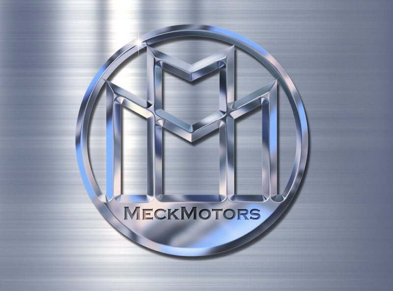 Meckmotors Logo — motivo per manifesto di Walter Pepperle, Francoforte sul Meno