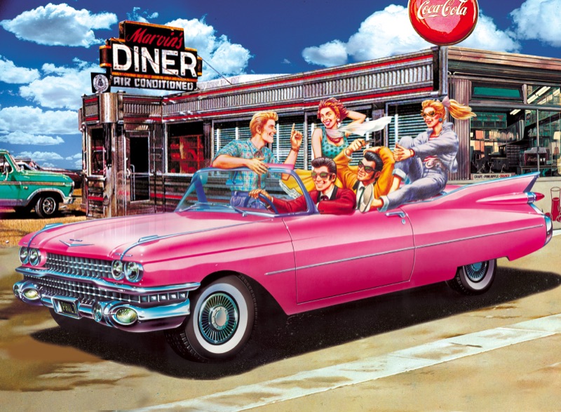 Pink Cadillac — technische Illustration von Walter Pepperle, Frankfurt am Main