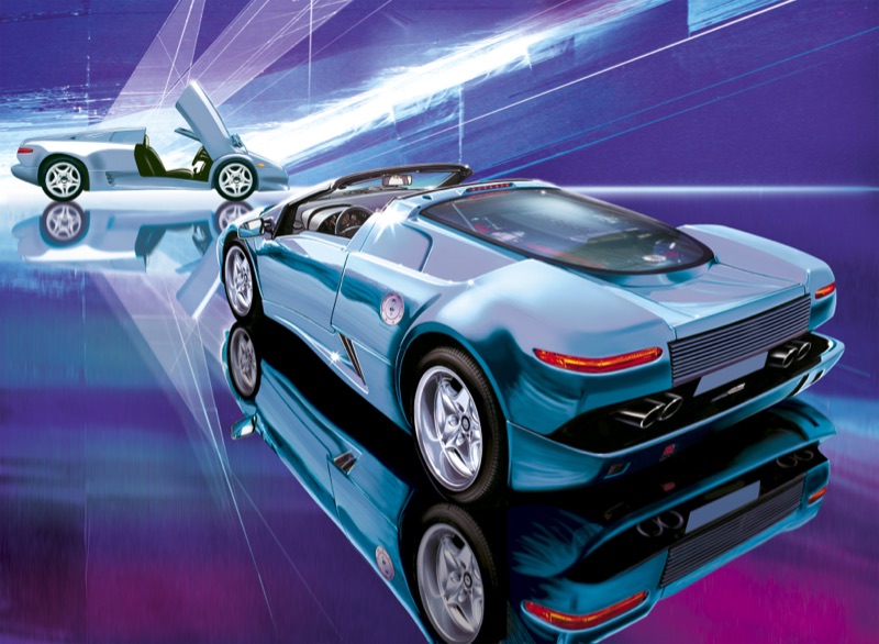 Dreamcar — technische Illustration von Walter Pepperle, Frankfurt am Main