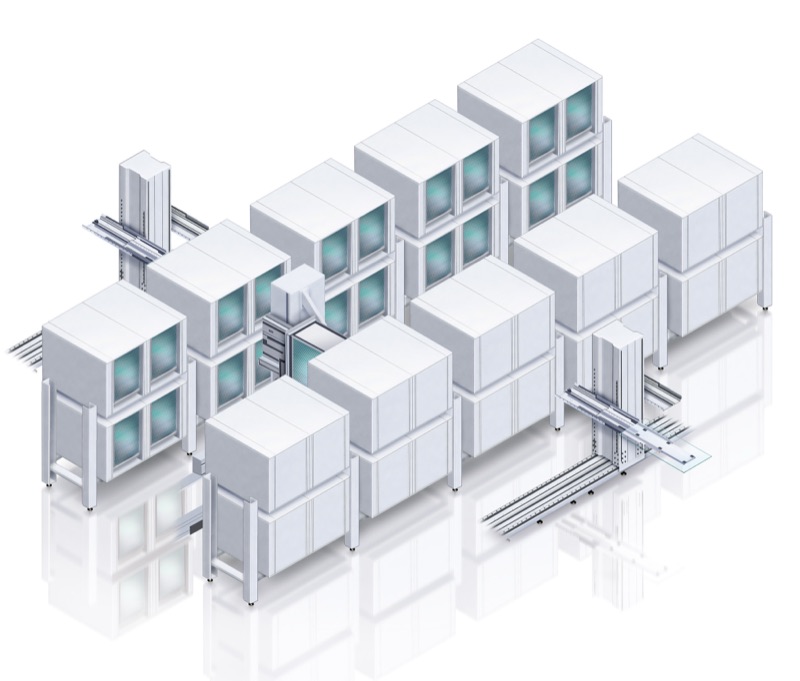 Buffer Anlage — technische Illustration von Walter Pepperle, Frankfurt am Main